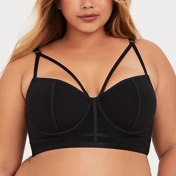 Torrid Simply Mesh Skull Floral Bra Size 2X - Picture 10 of 11